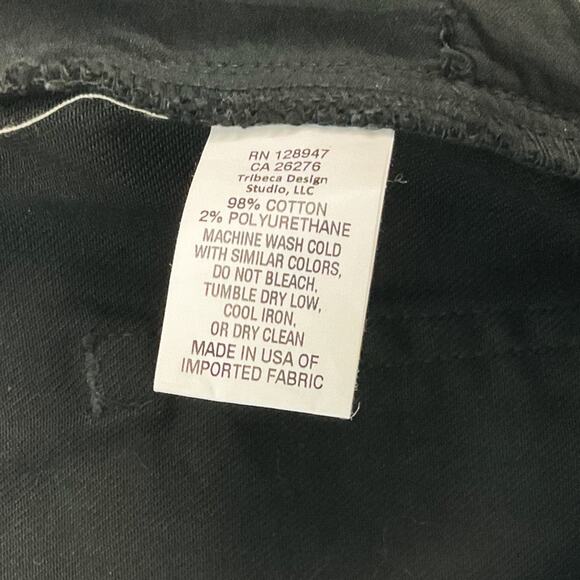 Nili Lotan Hadley Jeans Cropped Flare, Jet Black, Size 4 NWT - Picture 8 of 10